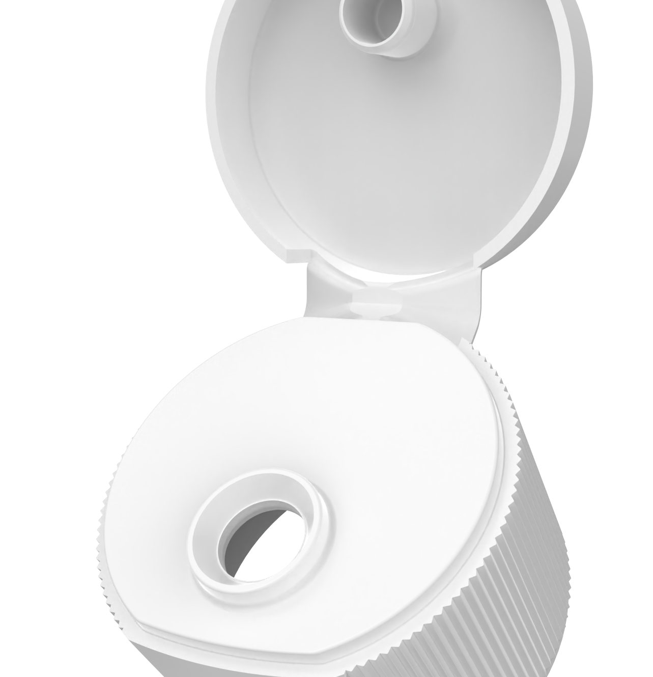 33-400 & 38-400 Ribbed Flip Top | Dispensing Cap with Valve 33-400 & 38-400 Ribbed Flip Top | Dispensing Cap with Valve